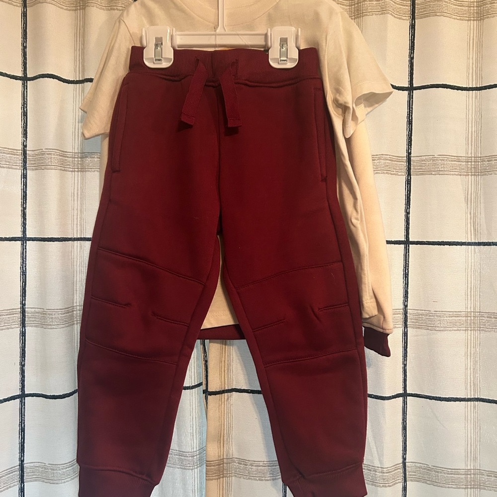 ✅ NWT Brave Youth 3-Piece Varsity Set — Cabernet (4T) - Picture 4 of 8